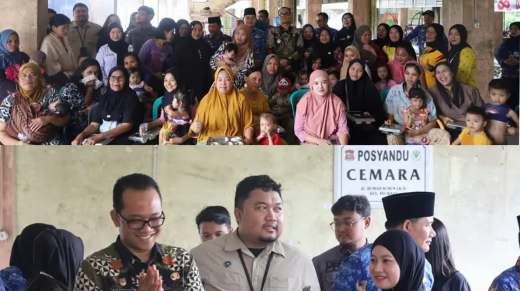 MBG di Posyandu Tanjungbalai Dibarengi Edukasi Gizi Keluarga