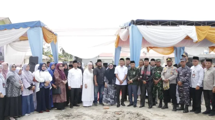 Keluarga Zulkifli Amsar Bangun Gedung MTSN Sebagai Amal Jariyah