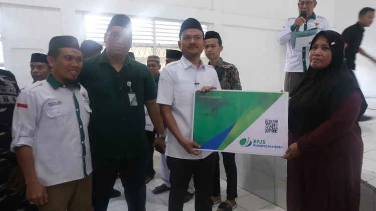 BAZNAS Tanjungbalai Fasilitasi BPJS Ketenagakerjaan Marbot-Imam Masjid