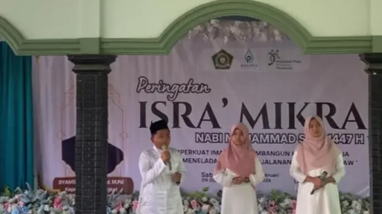 MTsN 1 Langkat Gelar Peringatan Isra’ Mi’raj