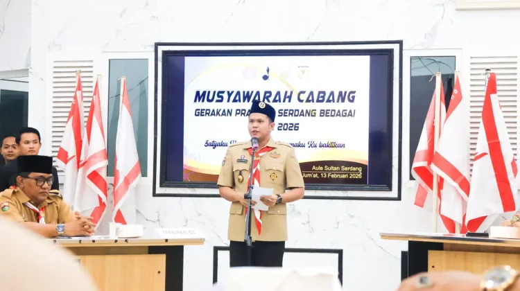 Wabup Sergai Buka Muscab Pramuka 2026