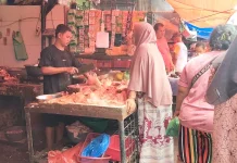 Harga Ayam di Pasar Sei Sikambing Tembus Rp50.000