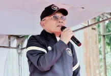 Tiga Nagori di Simalungun Syukuran Jalan Rabat Beton