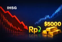 Geopolitik Memanas, IHSG dan Rupiah Tertekan, Emas di $5.000