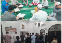 Polres Tanjungbalai Gelar Tarawih dan Tadarus Bersama