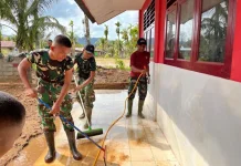 Kodam I/BB Laksanakan Pembersihan Ulang SDN 155680 Bonalumban