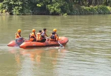 Tim Sar Cari Korban Hanyut di Sungai Asahan