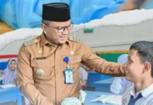 Walikota Padangsidimpuan Meninjau MBG di Kota Padangsidimpuan