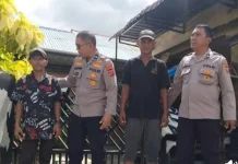 Sat Binmas Polres Pelabuhan Belawan Himbau Warga Tolak Tawuran di Belawan