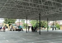 Pedagang Keluhkan Kecilnya Lokasi Pasar Bahagia