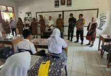 Babinsa 03/Parongil Hadiri Launching MBG di Siboras