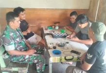 Babinsa 07/Salak Ajak Pemuda Berantas  Narkoba dan Judol