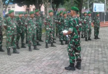 Pastikan Disiplin Personel, Kodim 0206/Dairi Gelar Apel Ops Gaktib