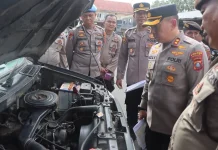 Jelang Operasi Ketupat Toba 2026, Kapolres Binjai Cek Kendaraan Dinas