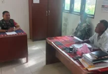Babinsa dan Kepala Sekolah Bahas Pembinaan Siswa
