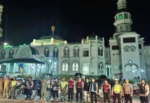 Patroli Gabungan Jamin Keamanan Tarawih di Tebing Tinggi