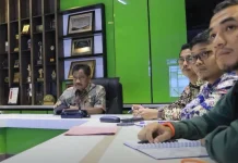 Pemko Binjai Ikuti Rakor Percepatan Pemulihan Pascabencana: Pemko Binjai