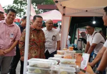 Wali Kota Pematangsiantar Kunjungi Wisata Takjil Ramadan Kampung QRIS Bank Sumut