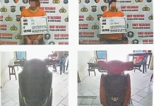 Polres Tanjungbalai Amankan Pelaku Pencurian Sepeda Motor