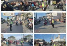 Satlantas Polres Tanjungbalai Pastikan Pusat Penjualan Takjil Kondusif