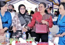 Hadiri Hari Jadi Ke 22 Samosir, Ketua TP PKK Simalungun Semakin Maju dan Sejahtera