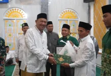 Safari Ramadhan, Bupati Langkat Salurkan Rp20 Juta untuk Masjid Taqwa Stabat