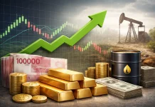 Perang Memanas, IHSG Menguat, Rupiah dan Emas Stabil