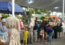 Sepekan Digelar, Bazar Ramadan Sergai Dipadati Warga
