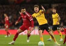Liverpool Kalah dari Wolves di Molineux Skor 2-1