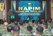 Pangdam I/BB Pimpin Rapat Pimpinan Kodam I/Bukit Barisan TA 2026