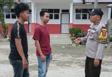 Polsek STR Sambangi Warga Pastikan Situasi Kondusif