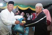Wabup Dairi Safari Ramadan di Desa Sungai Raya
