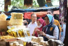 Satgas Pangan Pola Sumut Sidak Pasar Simpang Limun