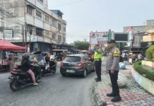Sat Lantas Pastikan Warga Aman Berburu Takjil