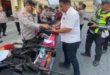 Polres Tanjungbalai Gelar Sidak Senjata Api Personel