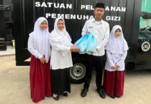 Momen Ramadan 455 Siswa MIN 4 Sergai Terima Penyaluran Makan Bergizi Gratis