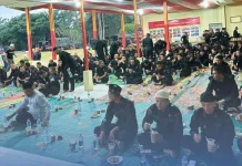Dansat Brimob Polda Sumut Pimpin Buka Puasa Bersama Personel Batalyon C