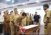 Tandatangan Perjanjian Kinerja,Walikota Binjai Dorong Inovasi dan Efisiensi