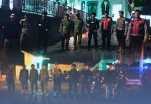 Brimob Bersinergi, Patroli Asmara Subuh di Jalanan Kota Tebing Tinggi
