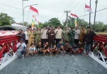 Dandim Asahan Ikuti Launching 200 Titik Jembatan Garuda