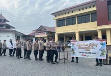 Polres Tanjunbgbaalai Buka Gerakan Infaq Ramadan