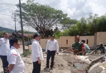 Bupati Pakpak Bharat Tinjau Pembangunan Koperasi Merah Putih di Silima Kuta