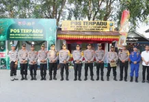 Kapolres Tanjungbalai Cek Kesiapan Pos Pengamanan Lebaran 2026