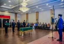 Rico Waas Lantik Empaat Pejabat Pemko Medan, Ingatkan Tanggung Jawab Jabatan