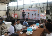 Bukber Gerindra, Rico Tegaskan Komitmen Jalankan Program Presiden di Medan