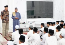 Bupati Langkat Santuni 65 Santri Ulumul Quran