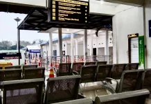 Arus Mudik di Terminal Pinang Baris Medan Masih Lengang
