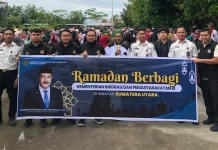 Menteri Imigrasi dan Pemasyarakatan Salurkan Bakti Sosial di Ponpes Mazilah