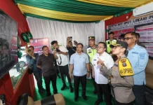 Wali Kota Pematangsiantar Tinjau Pos Pengamanan Lebaran