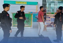 Brimob Polda Sumut Lakukan Pemantauan Keamanan di Terminal Amplas